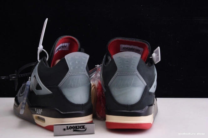 Rep x Off White Bred CV9388-001 4 Retro Air Jordan 0810